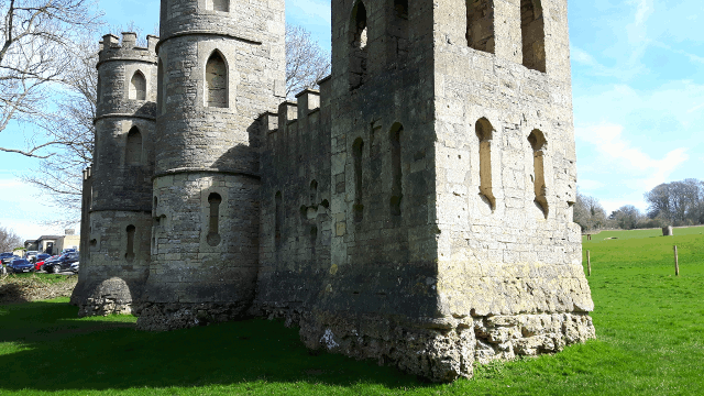 Side view of Sham Castle